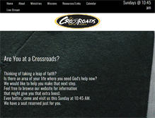Tablet Screenshot of crossroadsbcph.com